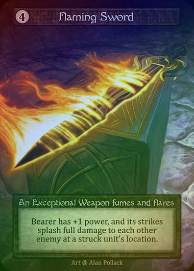 【FOIL】[Artifact] Flaming Sword [beta-Exceptional]